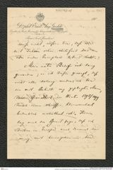 Nachlass Franz Steindachner, Brief (unvollständig) von Emil Aug. Goeldi an Franz Steindachner (1902?), Inv.Nr. 168.08, Seite 5